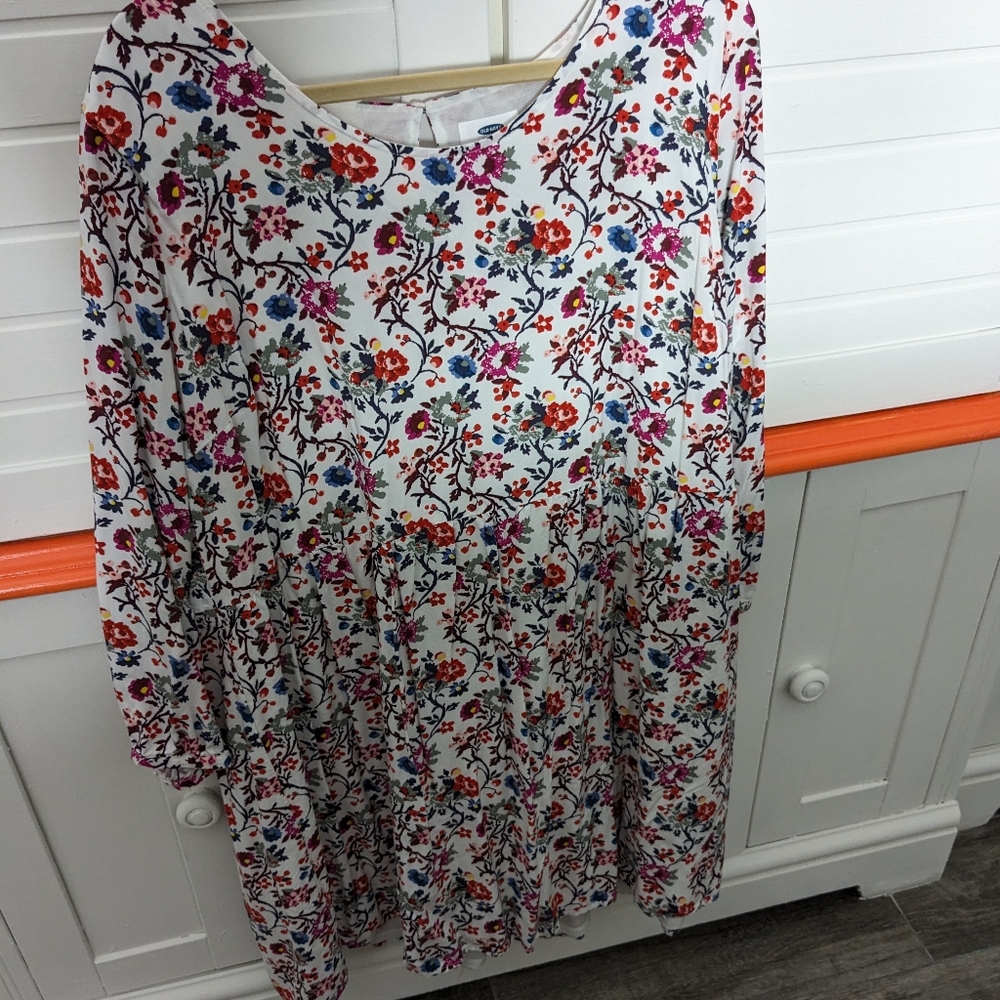 Old Navy Floral Print Dress - Multicolor